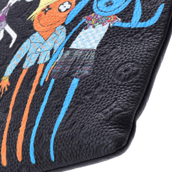 Louis Vuitton LV Friends A4 Pouch Printed Monogram Taurillon Leather - Picture 6 of 7